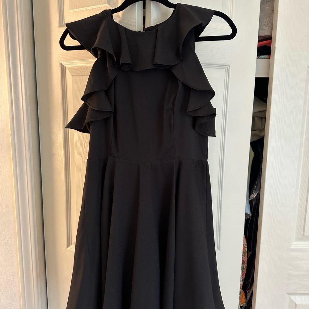Altard State Black Ruffle Dress